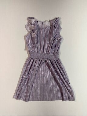 Crew cuts Metallic Dress